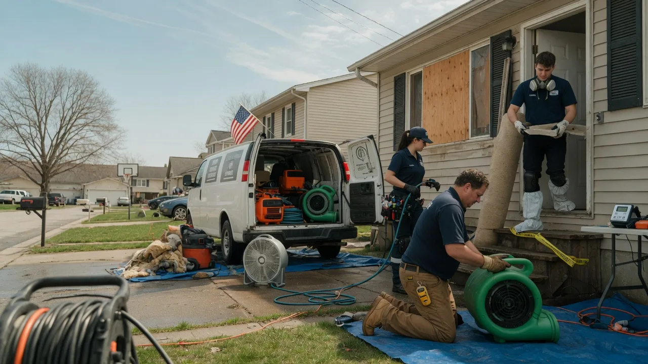 Water Damage Restoration in Van, WV near me